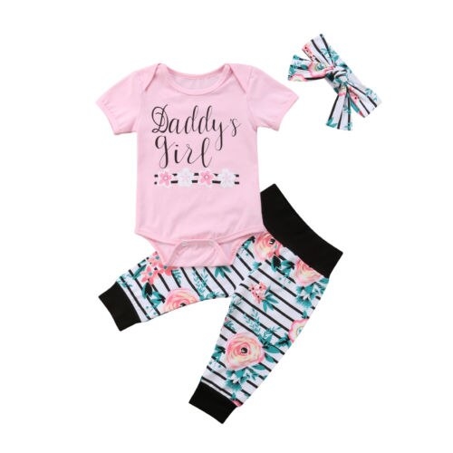 Brand New Cute Newborn Kids Baby Girls Summer
