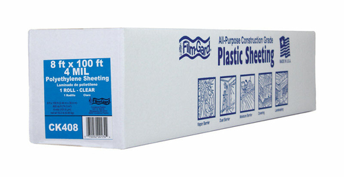 Berry Plastics 625904 4 mil 8 x 100 ft. Film Polyethylene Sheeting - C