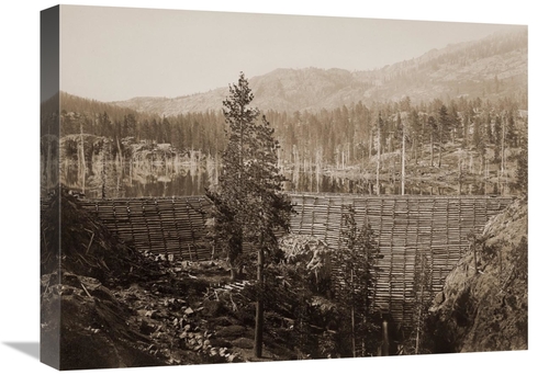 Global Gallery GCS-455381-22-142 22 in. Dam & Lake, Nevada County&