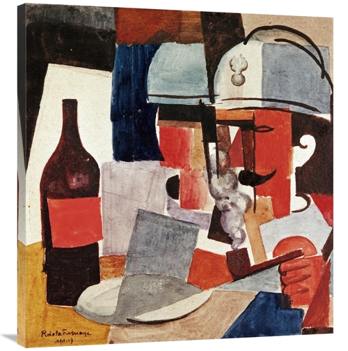 Global Gallery GCS-266171-36-142 36 in. Soldier with Pipe & Bottle Art