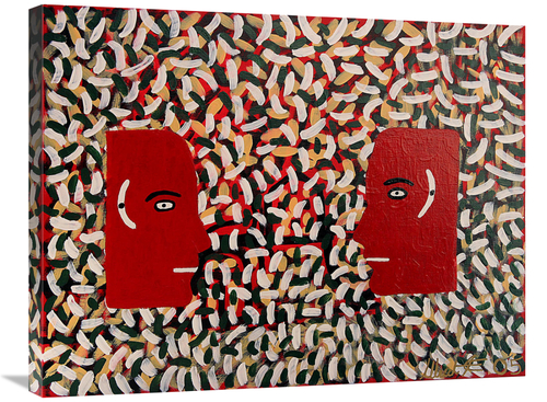 Global Gallery GCS-479467-2432-142 24 x 32 in. Red Heads Art Print - U