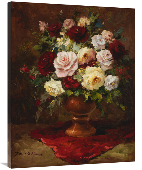 Global Gallery GCS-132558-3040-142 30 x 40 in. Classical Flower Arrang