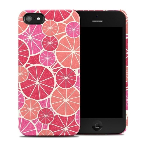 DecalGirl AIPSECC-GRAPEFRUIT Apple iPhone SE Clip Case - Grapefruit