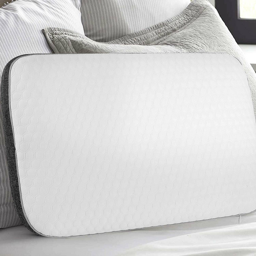 2 x Memory Foam Bed Pillow Orthopedic Neck Support Washable Cover