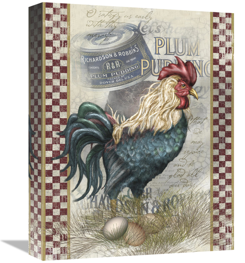 Global Gallery GCS-121131-1216-142 12 x 16 in. True Blue Rooster Art P