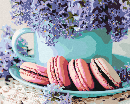 Paint by Numbers - COFFEE AND MACAROONS