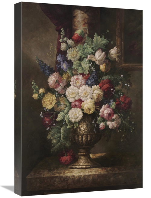 Global Gallery GCS-124747-1624-142 16 x 24 in. Renaissance Floral Art 