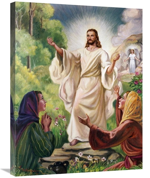 Global Gallery GCS-276724-30-142 30 in. Jesus Has Risen Art Print - Vi