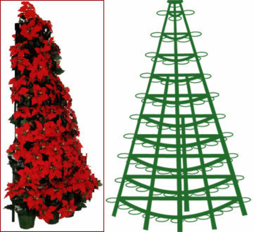 Creative Display Rack 202-8WM 10 ft. Half Round Tree Rack