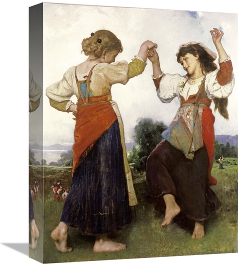 Global Gallery GCS-267007-16-142 16 in. La Tarantella Art Print - Leon
