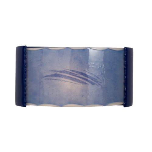 A19 RE106-CB-SH reFusion Storm Wall Sconce Cobalt Blue and Sapphire