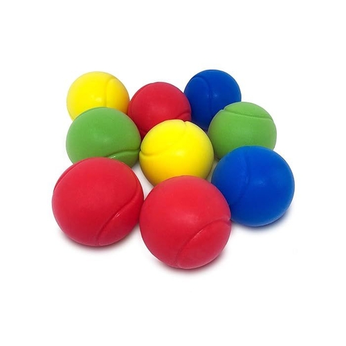 Tennis Ball Cricket Rubber Ball  (Pack of 9)