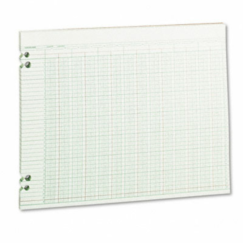 Wilson Jones G3024 Accounting Sheets  24 Columns  11 x 14  100 Loose S