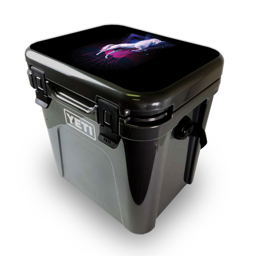Main MightySkins YEROA24LID-Unicorn Rave Skin for Yeti Roadie 24 Hard Coole image