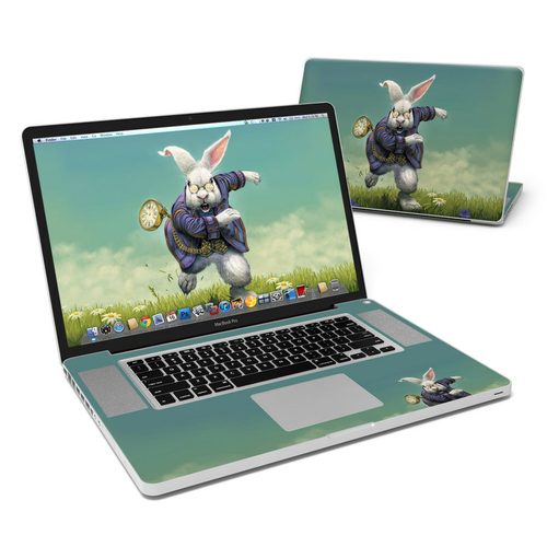 DecalGirl MBP17-WHTRABBIT Apple MacBook Pro 17 in. Skin - White Rabbit
