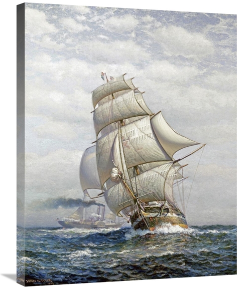 Global Gallery GCS-283000-30-142 30 in. Full Sail Art Print - James Ga