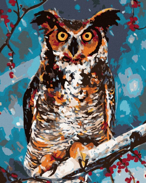 Paint by Numbers - OWL IN THE FOREST