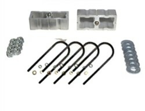 AirBagIt BLO-4 Universal Lowering Blocks With U-Bolts 4 In.