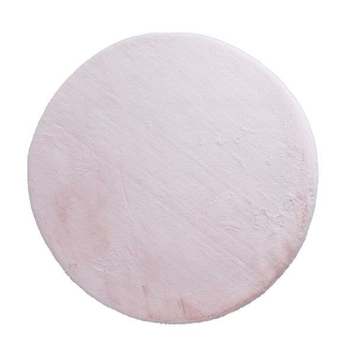 Pony Round Soft Pink Rug 160 X 160 Cm