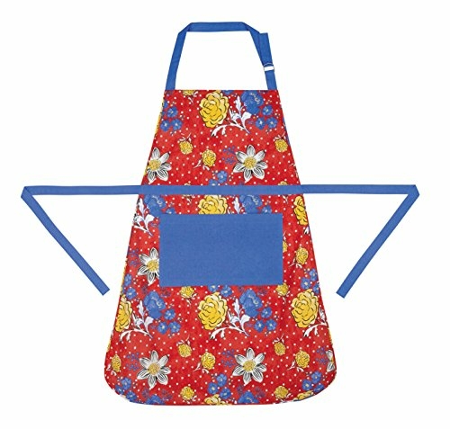 Makers Collective 02MOH04C 26 x 33 in. Fleur Apron, Multi Color - 