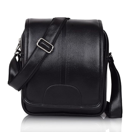 PU Leather Messenger Slings Bag, Cross Body Travel/Office One Side