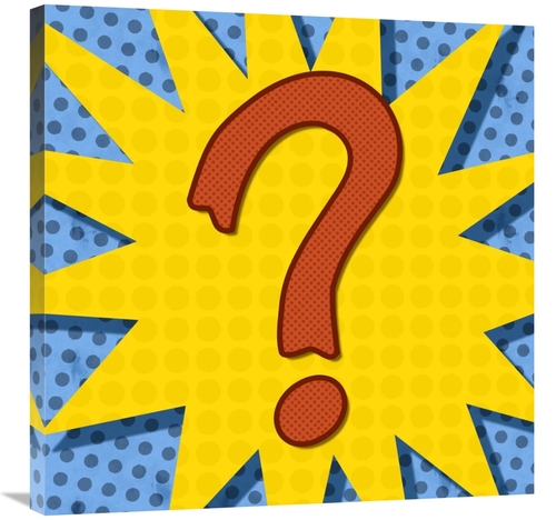 Global Gallery GCS-388383-3030-142 30 x 30 in. Word Power - Question A