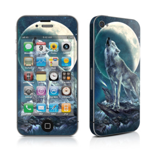 DecalGirl AIP4-HOWLSOLO DecalGirl iPhone 4 Skin - Howling Moon Soloist