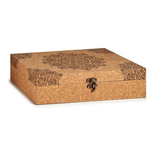 Decorative box Mandala MDF Cork (2 pcs)