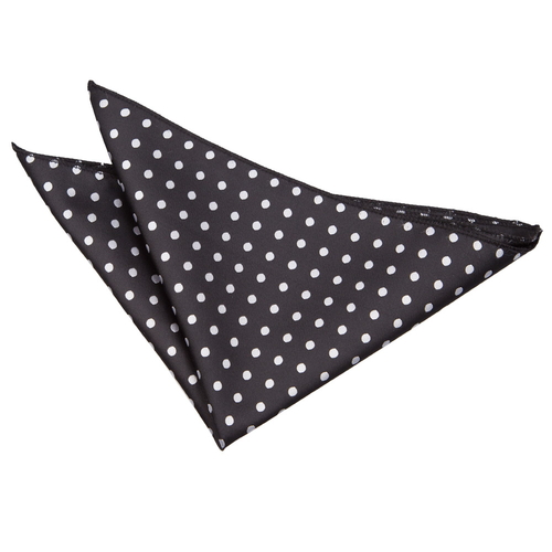 Polka Dot Handkerchief - Black