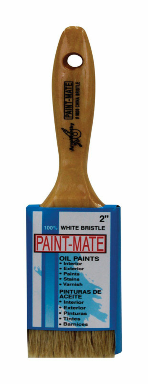 Arroworthy 1808054 Paint-Mate 2 in. Chiseled White China Bristle Paint