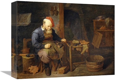 Global Gallery GCS-267222-16-142 16 in. A Cobbler Art Print - David Ry