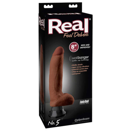 Pipedream Real Feel Deluxe No. 5 Realistic 8 in. Vibrating Dildo With