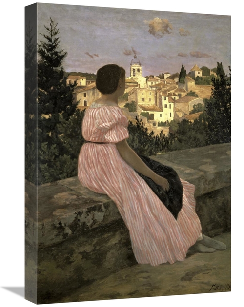 Global Gallery GCS-281696-22-142 22 in. The Pink Dress - View of Caste