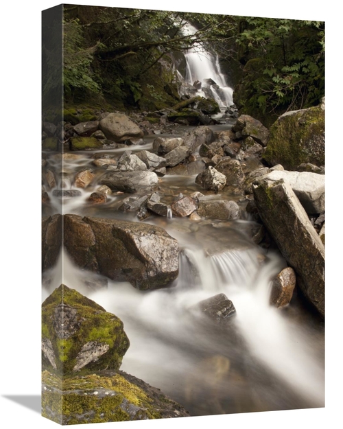 Global Gallery GCS-395442-1218-142 12 x 18 in. Unnamed Waterfall Along