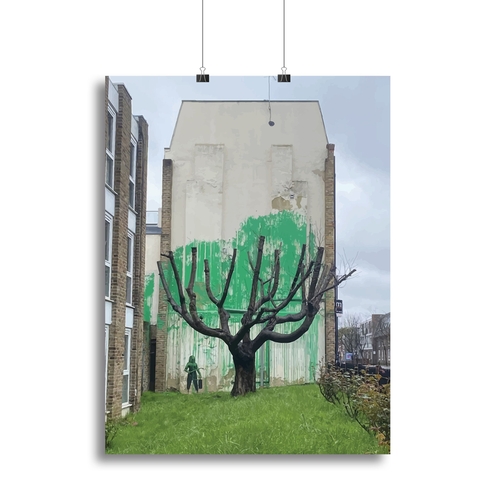 Banksy Tree Finsbury Park Canvas Print or Poster