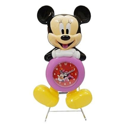 Beautiful Kids Special Mickey Mouse Shaped Alarm Table Pendulum Legs