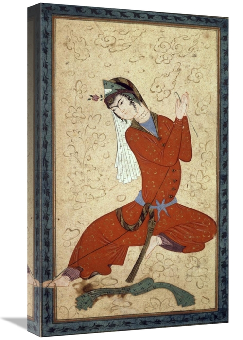 Global Gallery GCS-280031-22-142 22 in. Seated Woman at Rest Art Print