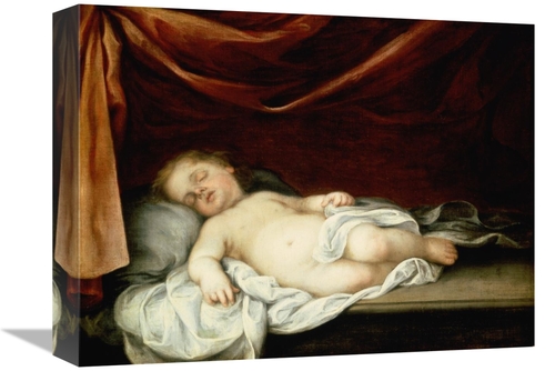 Global Gallery GCS-282581-16-142 16 in. The Christ Child Asleep Art Pr