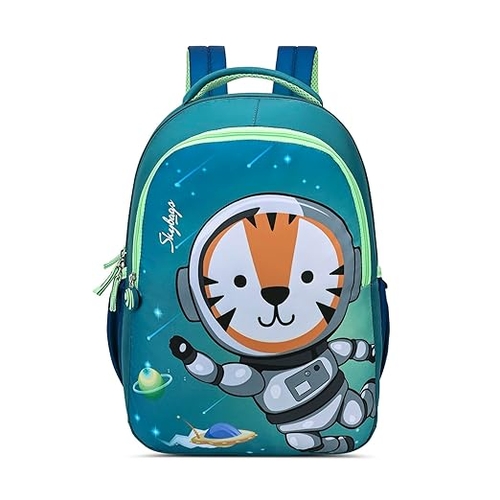 SCHOOL BACKPACK GREEN BLUE