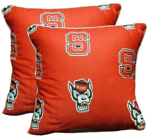 College Covers NCSDPPR NC State 16 x 16 Decorative Pillow Set