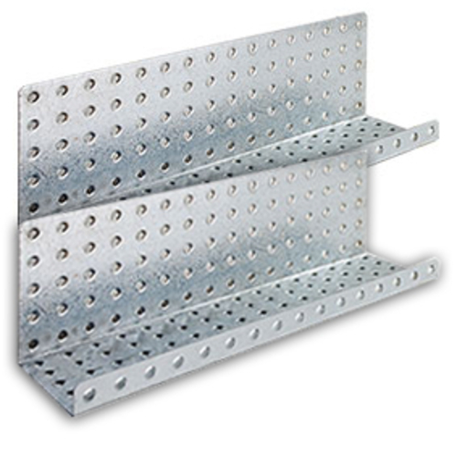Alligator Board ALGSHELF3x16GALV 3 in. L x 16 in. W Metal Pegboard She