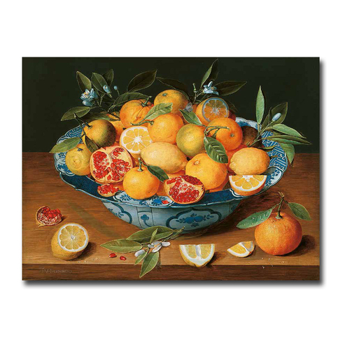 Artistic Home Gallery 1216A484SAG Still Life with Lemons - Oranges & A
