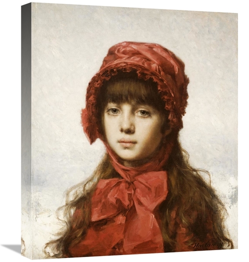 Global Gallery GCS-266499-22-142 22 in. The Red Bonnet Art Print - Ale