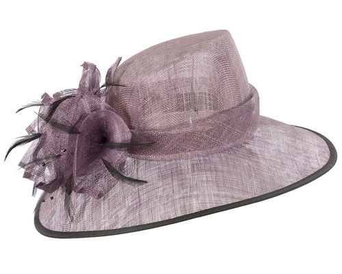 Large Purple Ladies Fashion Racing Hat