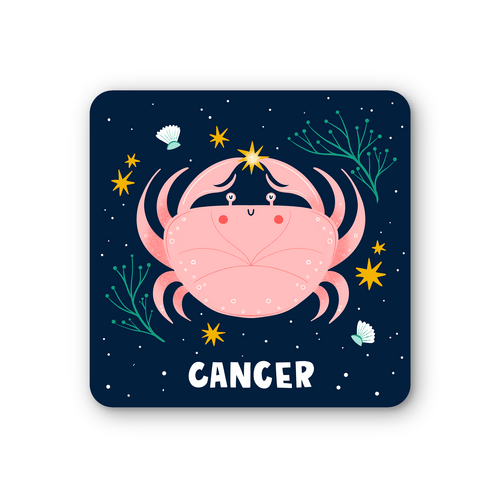 Cancer Zodiac Coaster (Pack of 6)