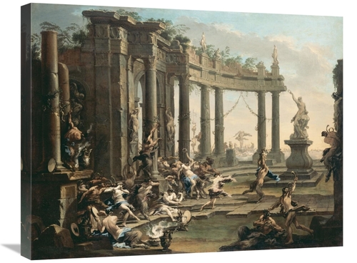 Global Gallery GCS-460004-2228-142 22 x 28 in. Bacchanale Art Print - 