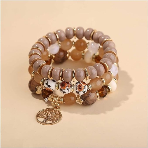 Fashion Multilayer Versatile Statement Bracelets - Stackable Beaded