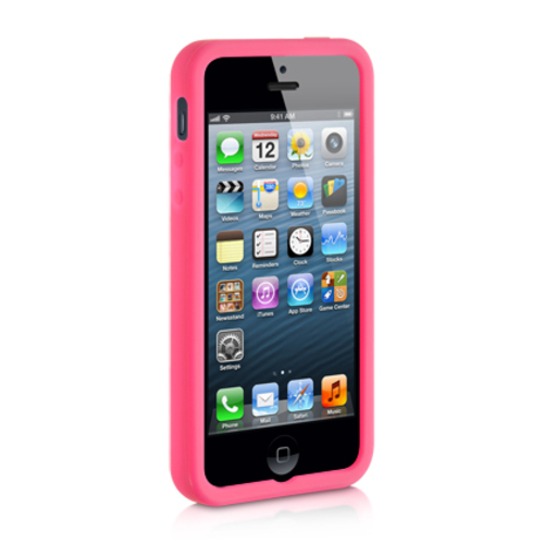 DreamWireless SCIP5HP-PR iPhone 5 & 5S Premium Skin Case - Hot Pink