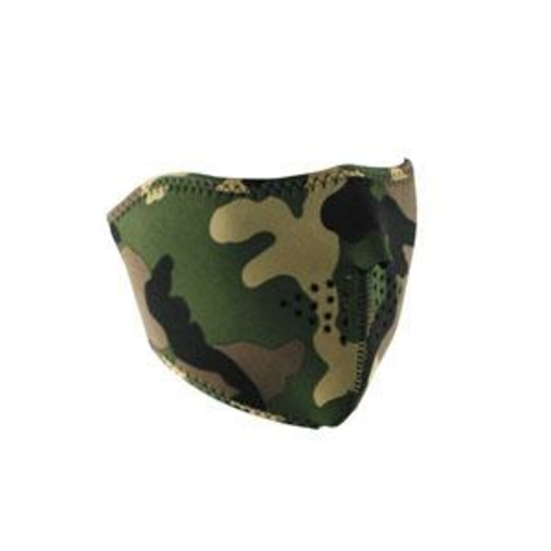 Balboa WNFM118H Neoprene half Face Mask  Woodland Camouflage