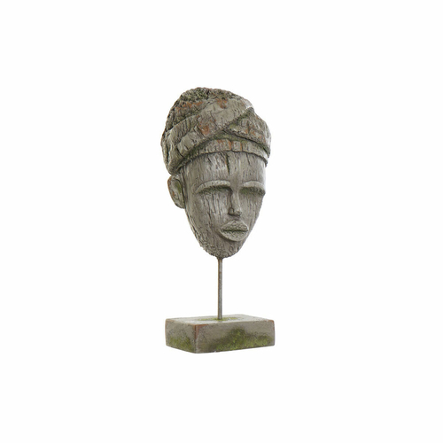 Decorative Figure DKD Home Decor 24 x 15 x 58 cm Grey Colonial African